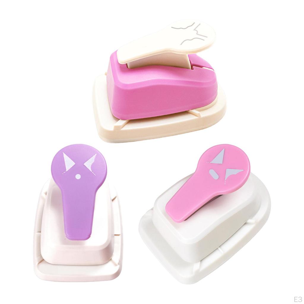 3 in 1 Corner Way Versatile Reusable DIY for Kids Card Making Supply Craft Punch Magazines Photo