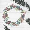 Couronne de Noël - MEGACREA DIY - 63 pièces - Papier cartonné - Multicolore - 20 cm de diamètre