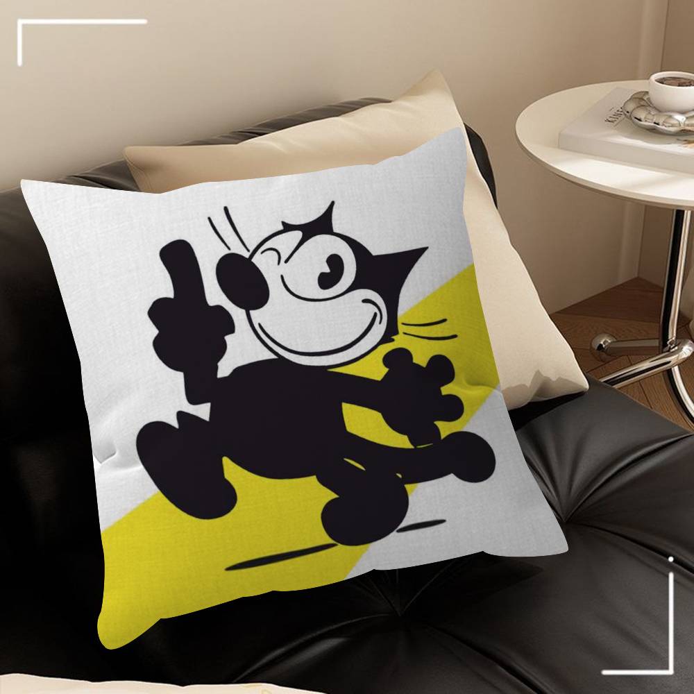 Pillowcases Home Bedding Decorative Pillow Cover Wedding Super Soft Pillow Case Movie F-Felix CLASSIC the Cat