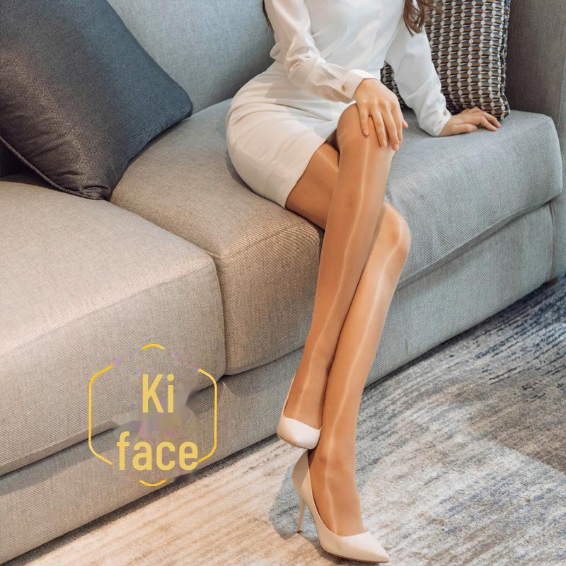 Silky High-Density Oily Pantyhose for Women