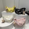 Large Capacity Summer 2024 Trendy Canvas Tote Bag Fashionable Street Style Shoulder Bag