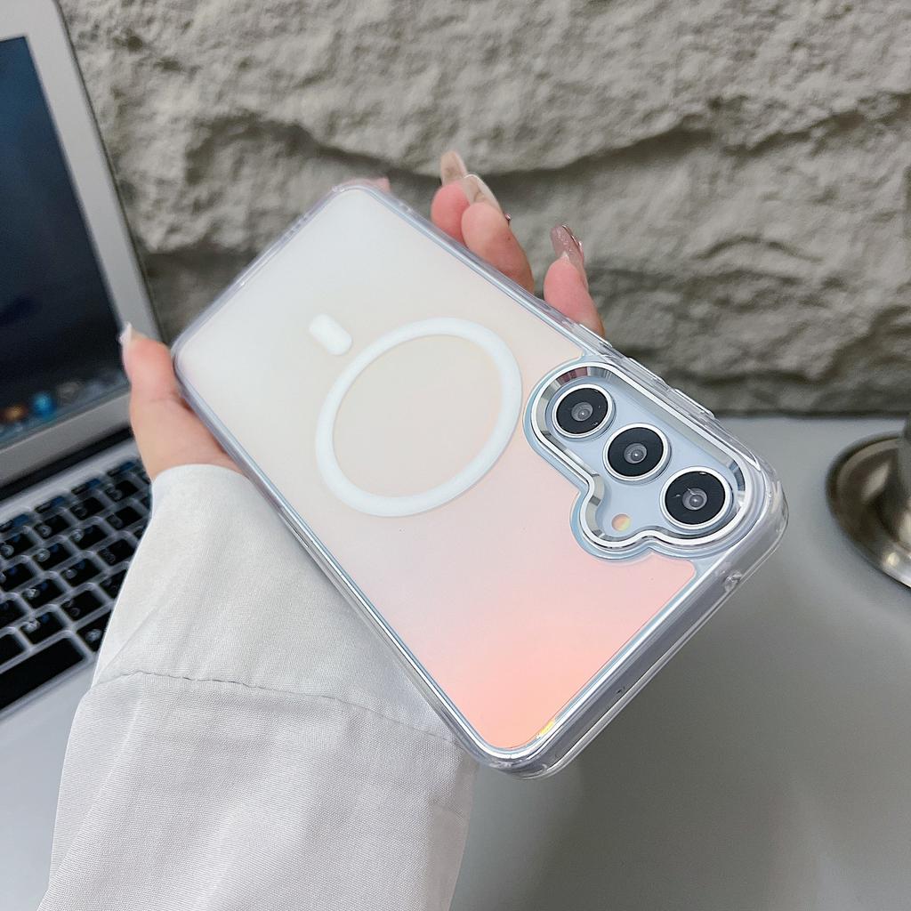 Bright Chameleon Magnetic Suction Suitable for Samsung A56 Mobile Phone Case Colorful A55 A06 Full Cover Super Anti Fall