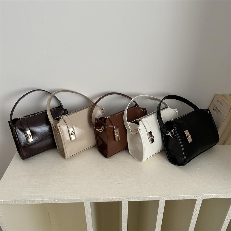 Square-shaped Hand-held Small Bag, Pillow Bag, Single-shoulder Cross-body Bag for The Armpit, Women's Bag