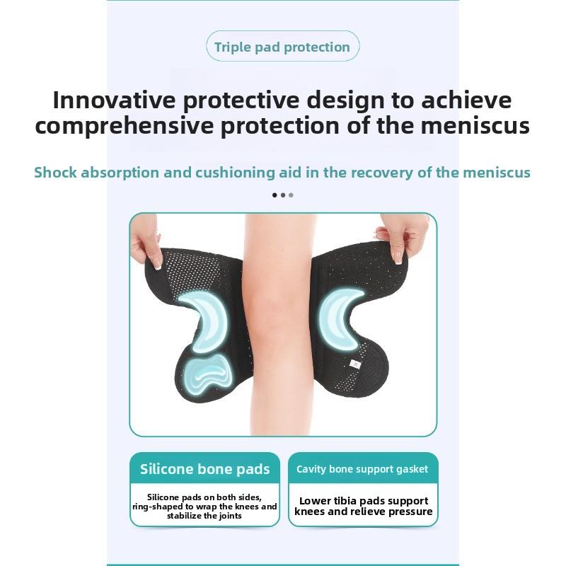 Summer Breathable Basketball Sports Protective Gear Patellar Knee Joint Cover Meniscus Sports Running Hiking Knee Guard