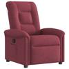 VidaXL Fauteuil inclinable Rouge bordeaux Tissu, fauteuil, fauteuil inclinable TV, poussette, fauteuil inclinable pour 4015619