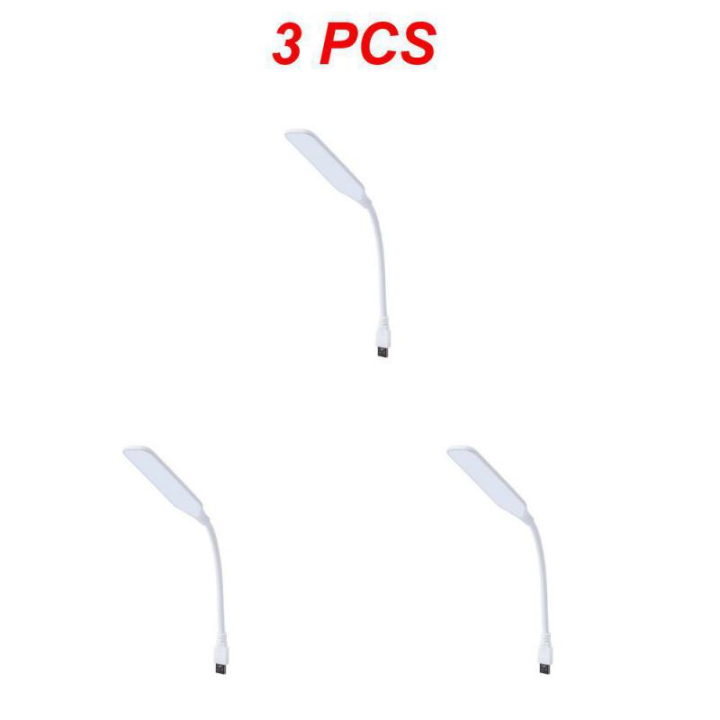 1~10PCS LED Portable Dimmable Table Lamp USB Plug Battery Powered Desk Lamp Bedroom Reading Night Light Eye Protection LED