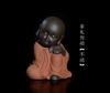 10cm Height Purple Clay Tea Pet Four Bu Little Monk Ornament Zen Tea Play Creative Buddhist Ceramic Crafts Decoration Shami