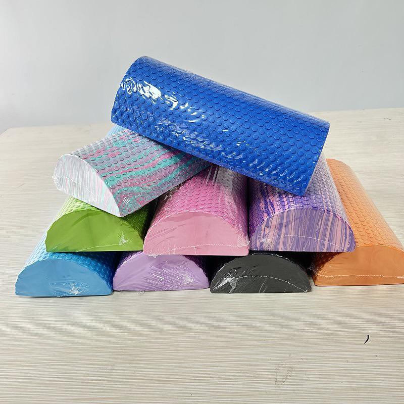 Rullo in Schiuma EVA Colorato a Metà Tondo per Yoga, Pilates e Allenamento dell'Equilibrio per Principianti