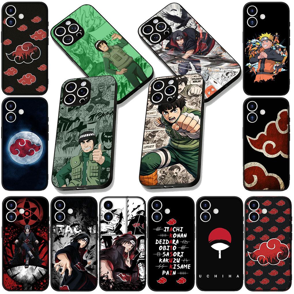 Cover for Apple iPhone 13 12 Mini XS 11 Pro Max 7 8 Plus XR SE 2022 2020 SE3 Phone Case Rock Lee Narutos Akatsuki Uchiha Itachi