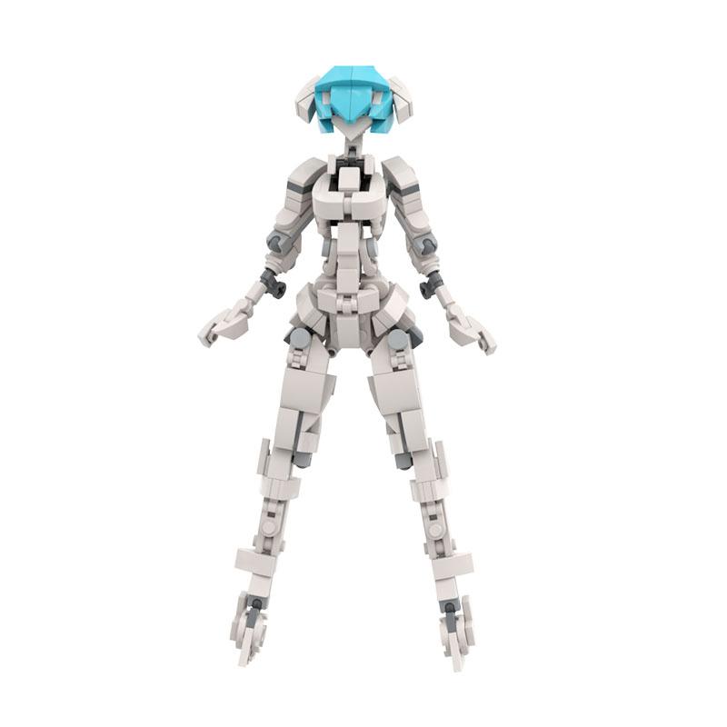 Buildmoc Mech Nautical Suit Robots Meche Girls Figures Ideas MOC Building Blocks Kits Toys for Children Kids Gifts Toy  Bricks