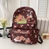 Waterproof Cartoon Animal School Bag Multi-Compartment Capybara Student Bag  Gifts