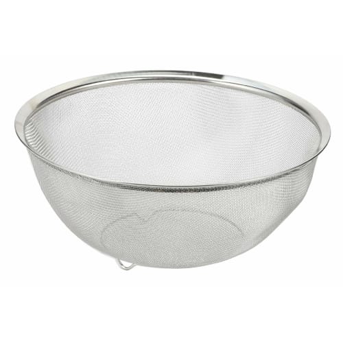Pearl Metal Bowl-Shaped Colander, 27cm, Stainless Steel, At Aqua, HB-4079, Silver