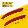 LED Lens Rear Red Full LED Side Marker Light Set For 2007-2016 MINI Cooper EXV