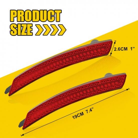 LED Lens Rear Red Full LED Side Marker Light Set For 2007-2016 MINI Cooper EXV