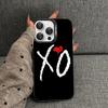 The Weeknd xo Phone Case For iPhone 16 15 14 13 12 11 Pro Max X XR XSMAX 8 7 Plus Matte Shockproof Back Cover