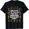 Suéteres de Natal Feios Muito Quentes Engraçados Xmas Homens Mulheres Família Camiseta