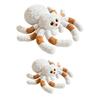 Spider Plush Toy 30/50cm Soft Stuffed Animal Red Nose Big Eyes Simulation Spider Doll Novelty Gift for Kids Adults