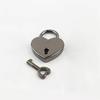 Wedding Diary Book Suitcase Vintage Antique Style Mini Padlocks Key Lock Heart Shape Padlock