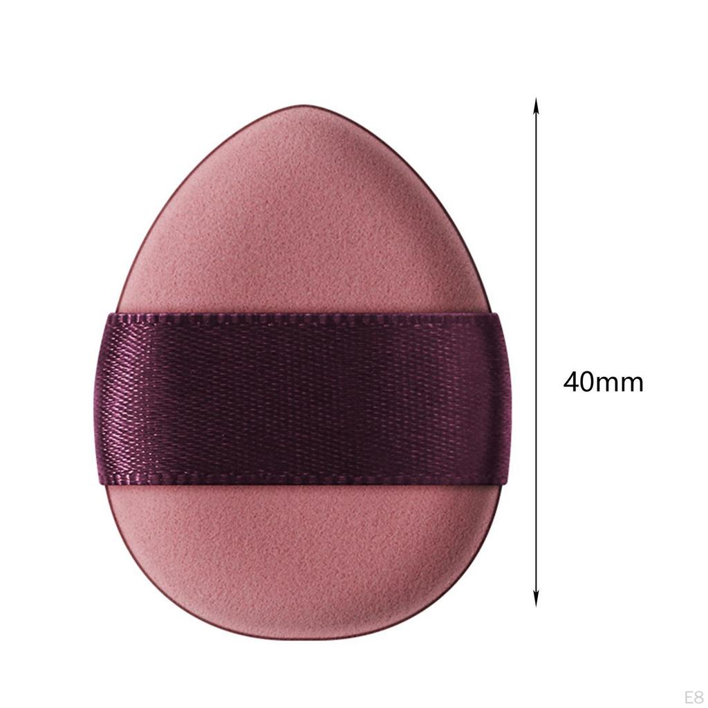 Fingertip Triangle Puff Dual Use Reusable Washable with Strap Soft, Water Drop Shape Makeup Sponge