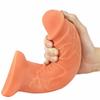 Female Big Penis Liquid Silicone Simulation Fake Penis Thick and Long Eggless Sucker Anal Plug Masturbation Device