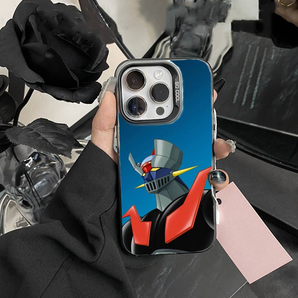 Anime Z-Mazinger Z Phone Case For iPhone 17,16,15,14,13,12,Pro MAX Black Matte Shockproof Cover