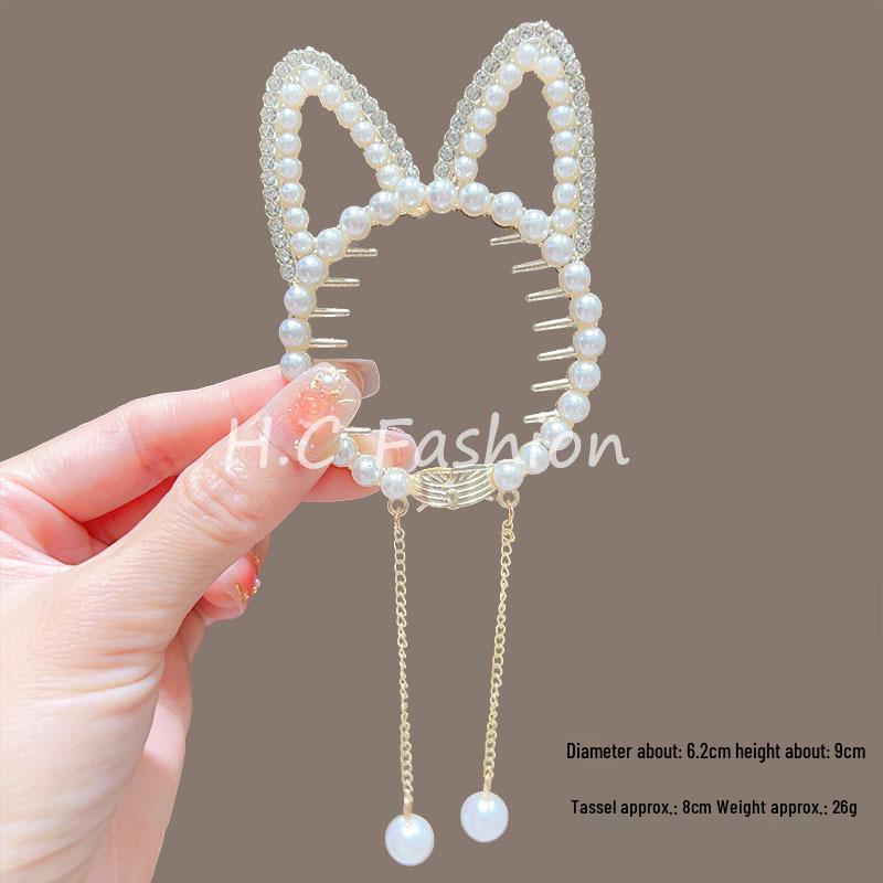 Elegant Lily of the Valley Tassel Hairpin: Timeless Updo Clip for a Refined Look