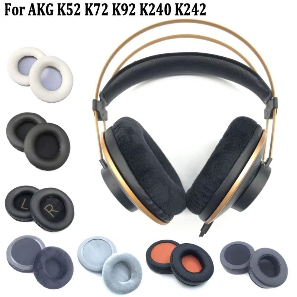 New Replacement Ear Pads Foam Soft Ear Cushions Durable Headsets Earpads for AKG K52 K72 K92 K240 K242 Headphone Accessories