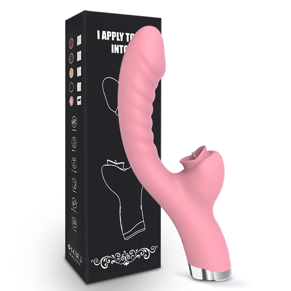 Clitoris Tongue Licking Female Vibrator For Women Dildo G Spot Clitoral Stimulator Vibro Masturbator Goods For Adult Sex Toys
