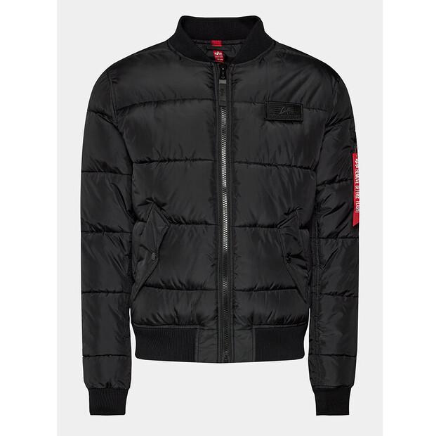 

Зимняя куртка-бомбер Ma-1 Alpha Industries 138116, черная, стандартного кроя XL