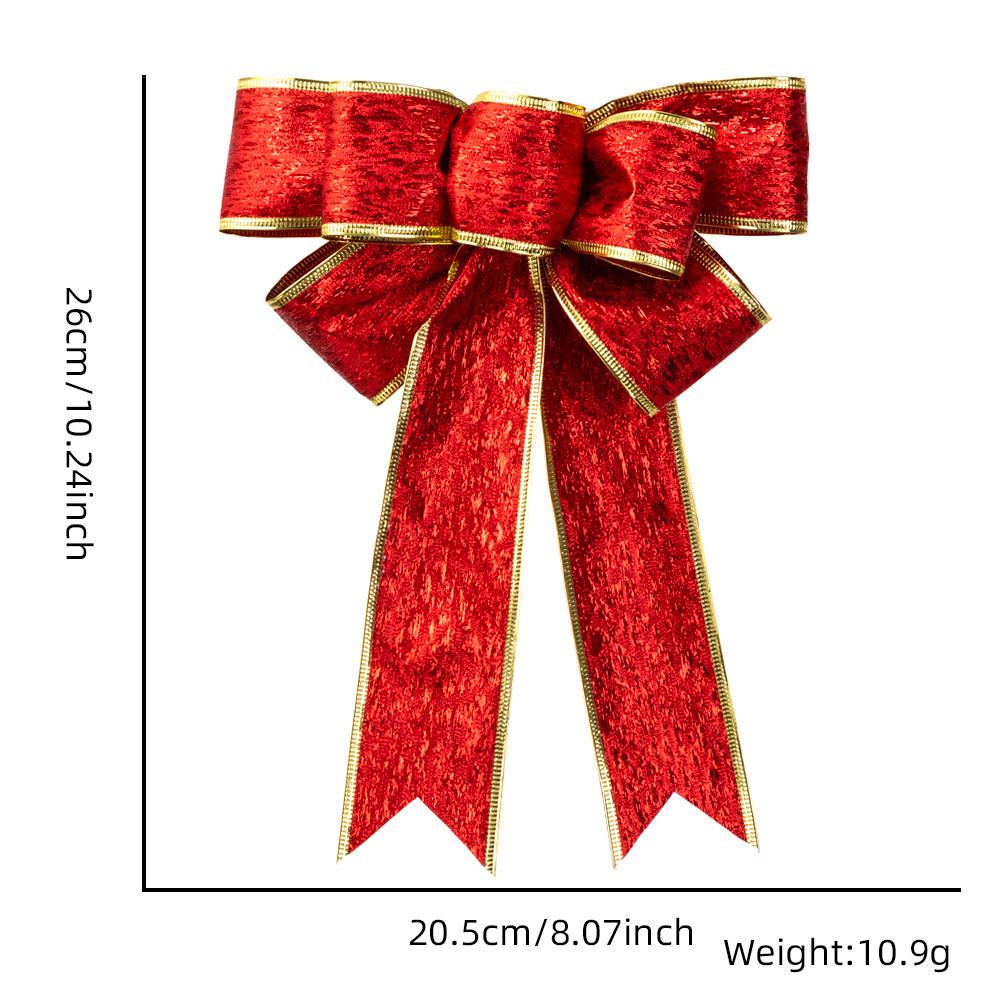 And Vibrant Red White Reindeer Christmas Bow Decoration With Gift Box Perfect For Holiday Festivities