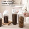 Pet Food Storage Containers Clear Animal Food Storage Containers Treat Dispenser With Pour Spout Measuring Cup Organizer Holder