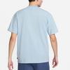 Nike Solid Color Logo Sports Training Casual Short Sleeve T-Shirt for Men Blue