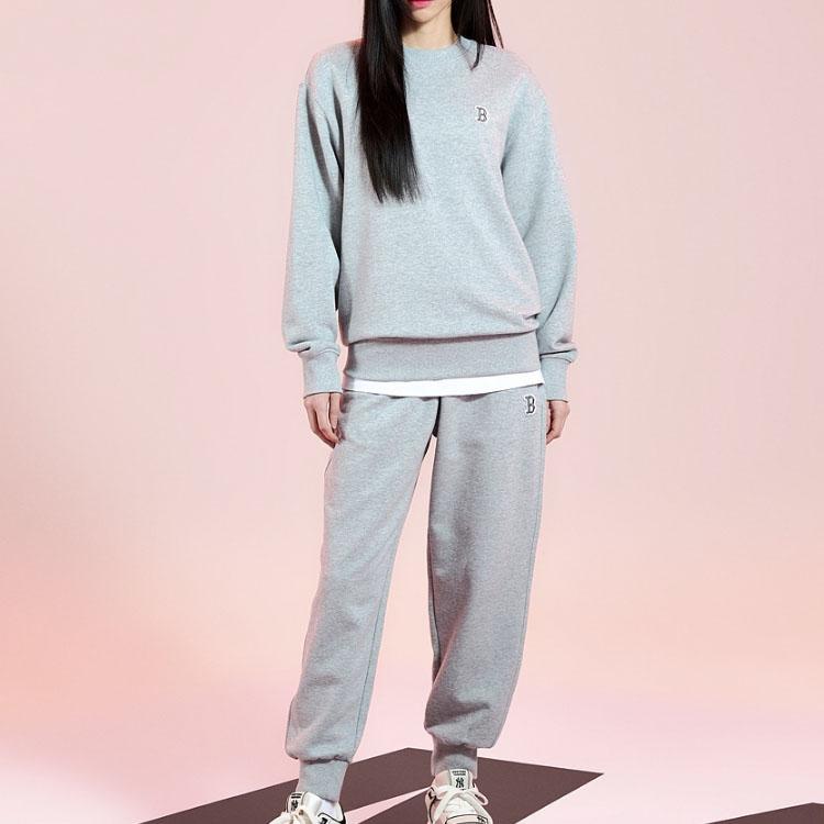 New MLB Knitted Sweatpants Unisex Gray 3APTB0131-43MGS