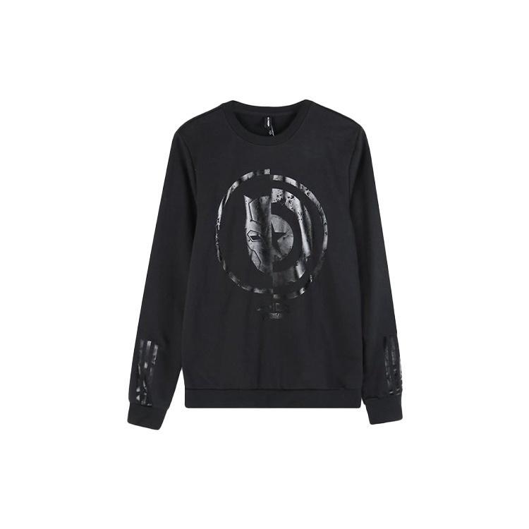 adidas neo U AVNGRS SWT Casual Sports Round Neck Pullover Black Men s DW7810 S