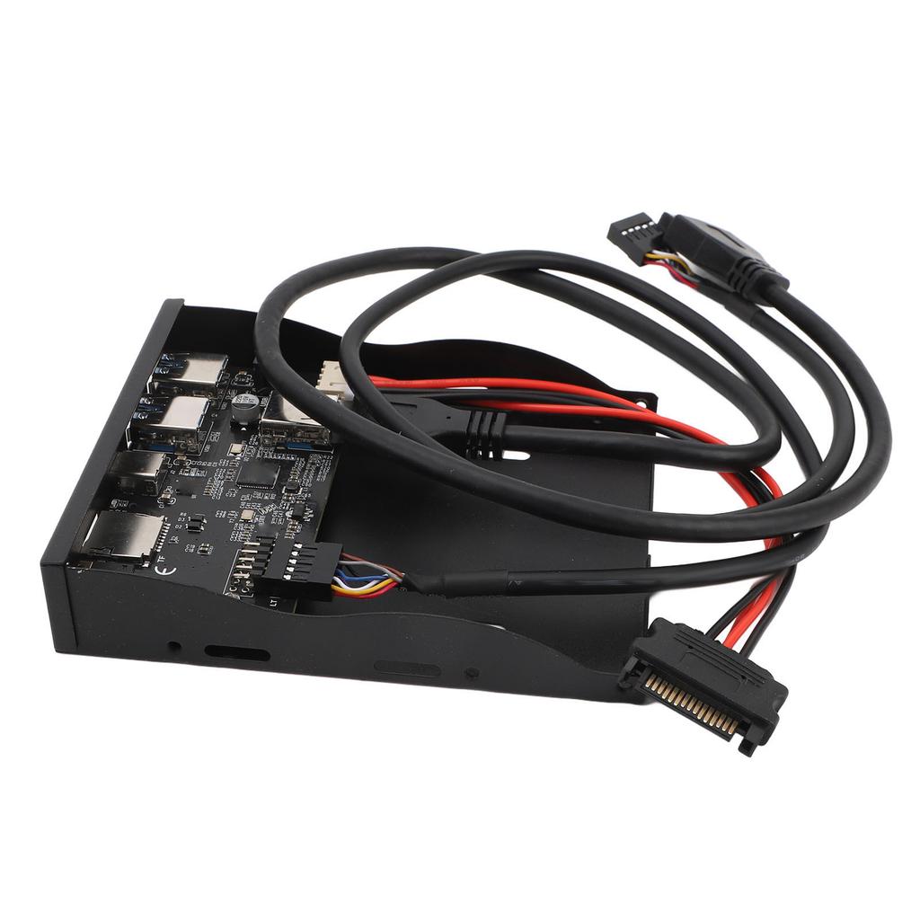 USB3.2 GEN1 Typ C Diskettenlaufwerk Panel 5Gbps Plug and Play 3,5 Zoll Frontpanel USB3.2 19PIN Hub für WIN XP 7 8 10 11