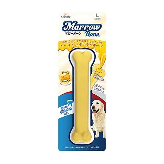 Dog Toy Dental Toy Mallow Bone Cheese Flavor L 135g