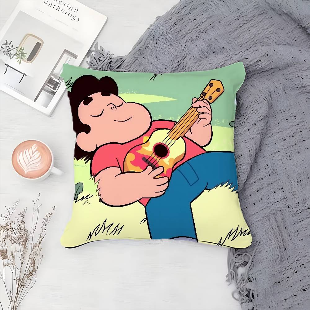 Cartoon Cool Character S-Steven Universe-MT Pillow Case Printing Pillowcase Living Room Sofa Cushion Cover Bedroom Room Decor