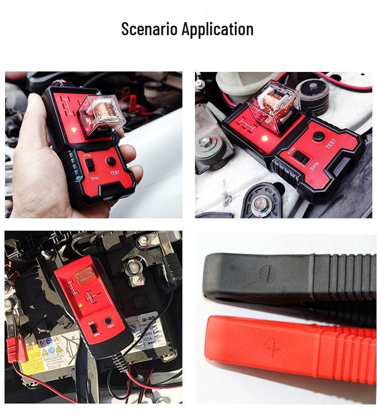 12V/24V Car Relay Tester for Four-Pin/Five-Pin Relays