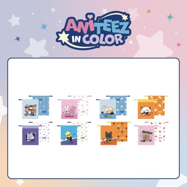 Предзаказ ATEEZ ANITEEZ IN COLOR Официальный MD Цветная косметичка Random 1ea