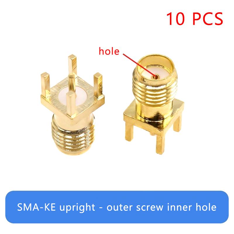 

10 шт. SMA гніздо гніздо пайка 1,6 мм гайка край кліпси пряме кріплення РЧ роз єми роз єм гніздо перегородка обтискний роз єм