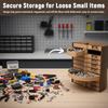 Modular Parts Storage Box, Adjustable Organizer for Hardware Screws, Stackable Tool Case for Workshop Garage Home DIY Craft