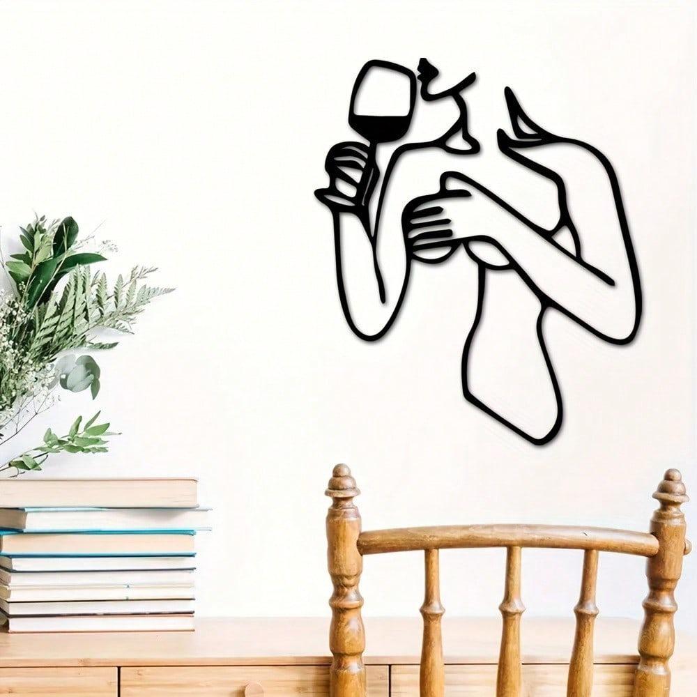 Metal Wall Art Holiday Gift Wrought Iron Home Decoration for Garden