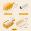 Cartoon Tearable Roll Paper Sticky Roller Brush Cat Shape Strong Adhesiveness Pet Hair Remover Clothes Reusable Detachable