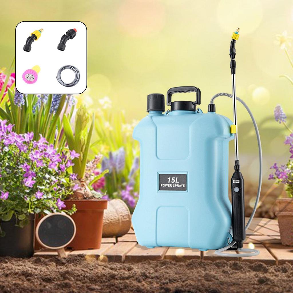 Backpack Sprayer with Adjustable Rod and 3 Nozzles for Outdoor Use