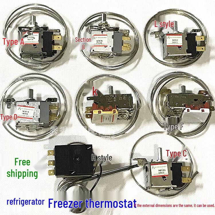 Termostato Meccanico Universale per Frigorifero WPF-22WDF-18: Interruttore di temperatura a tre piedini