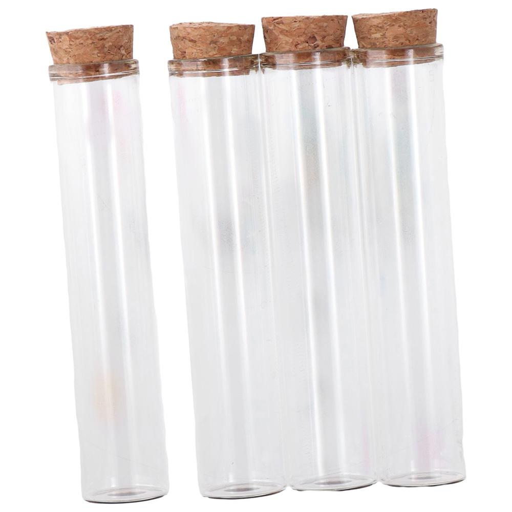 18pcs 25×120mm Test Tube Transparent Burette Flat Science Tubes  Scientific Experiments