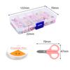10 grids/Box Ocean Series Beading Kit with Tools Set Mixed Acrylic Plastic Loose Beads for DIY Bracelets Necklaces Handmade Set
