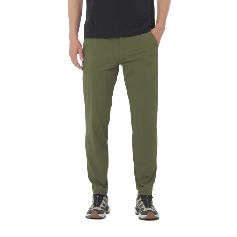 

Salomon Comfortable Soft Breathable Lightweight Sports Pants Men Bottoms Green C24398 L