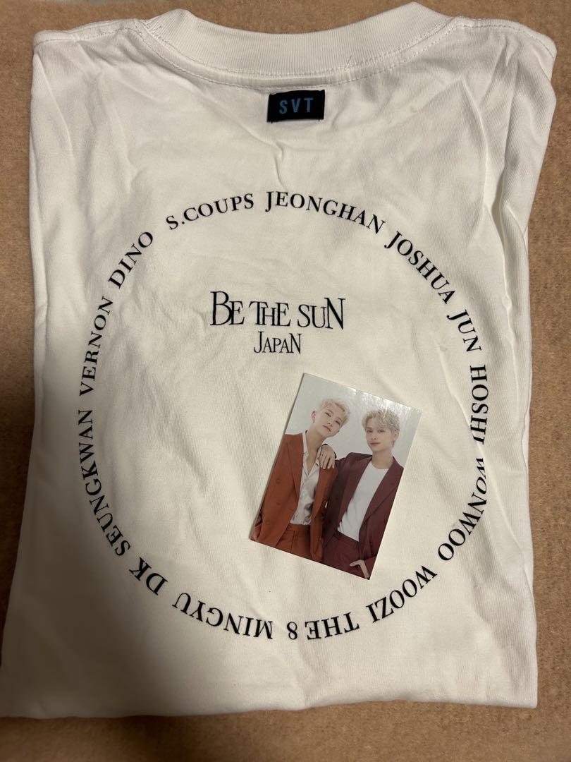 

[Б/У] Футболка SEVENTEEN BE THE SUN, размер M, длинный рукав, с бонусной картой