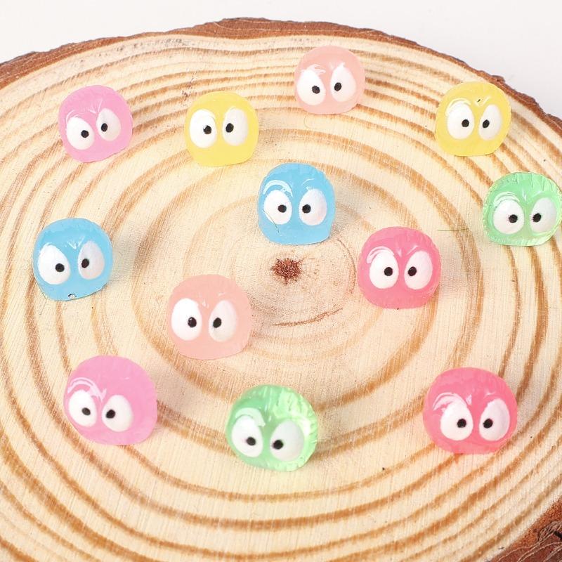 200/5x Luminous Cute Soot Sprite Car Dashboard Decorations Colorful Home Decor Glowing Elf Fairy Garden DIY Ornament Accessories